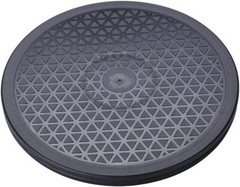 12 Inch Black Rotating Tray Turntable Supports 25Kg Non-slip Bumper For Display