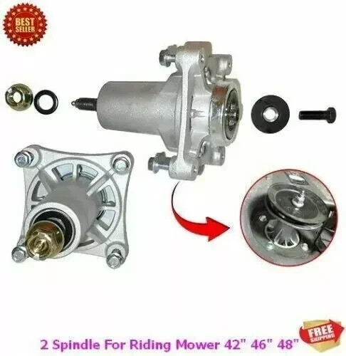 2 PC Lawn Mower Spindle for Craftsman LT2000 LT2500 LTS1500 YS4500 YT3000 YT4000 gallery