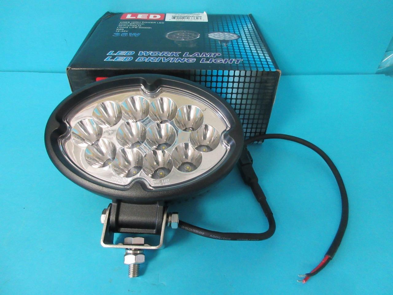 NEW High Power Oval LED High Bright Work Driving Lamp Light 36W 2700lm gallery