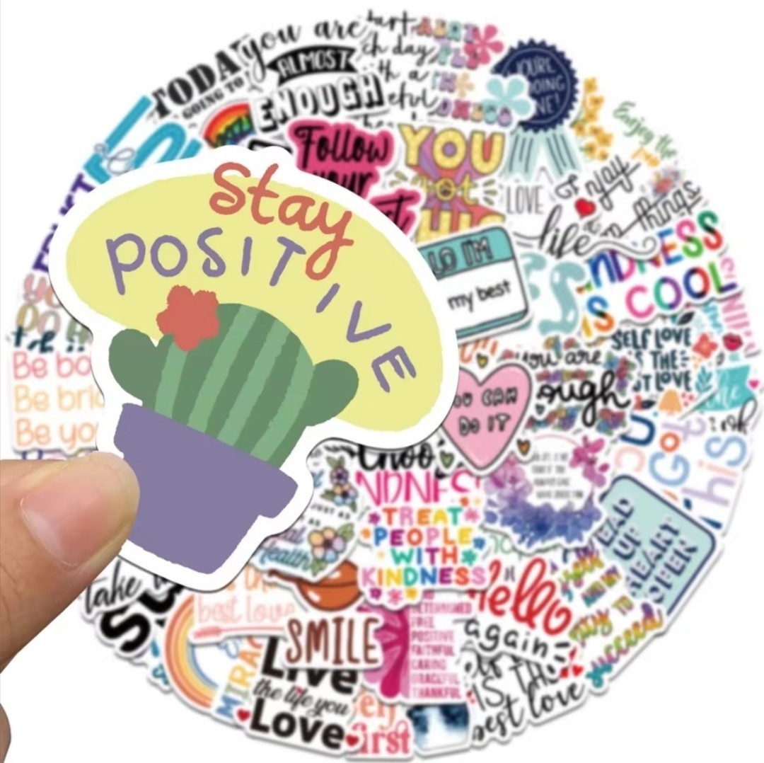 10 PCS Inspirational Motivational Quotes Sayings Stickers BRAND NEW gallery