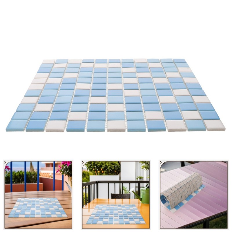 Pool Tile: Mosaic Tile for Swimming Pool Floor and Wall Patching - Ceramic gallery