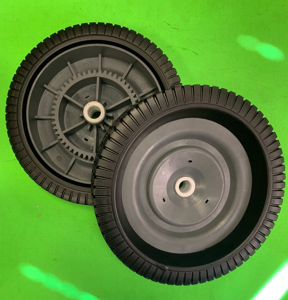 2 tire wheel assemblies for Ohio Steel lawn sweepers part number 307011 gallery