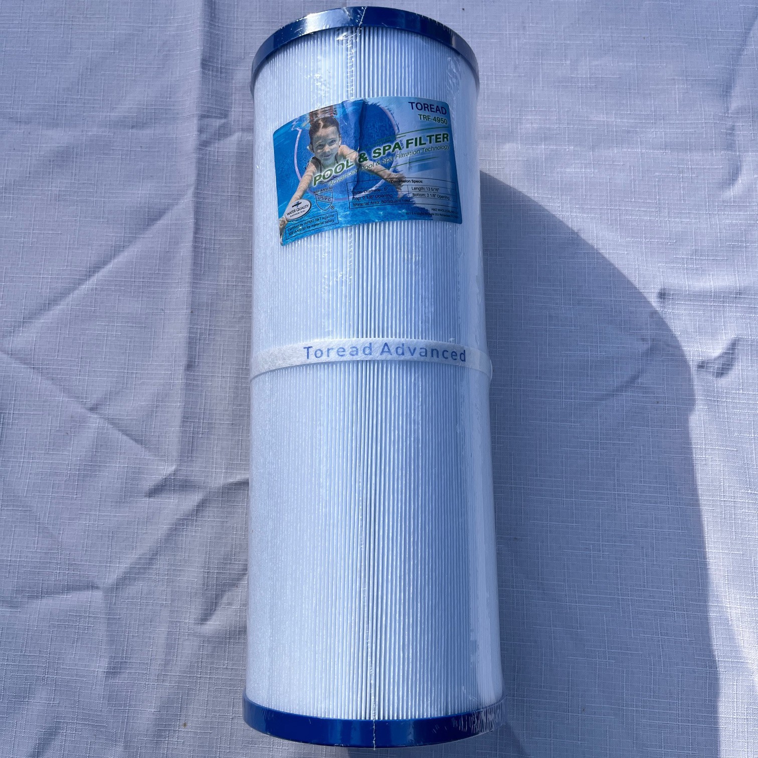 TOREAD TRF-4950 Spa Filter for hot tubs, spas, pools -- clean and clear water gallery
