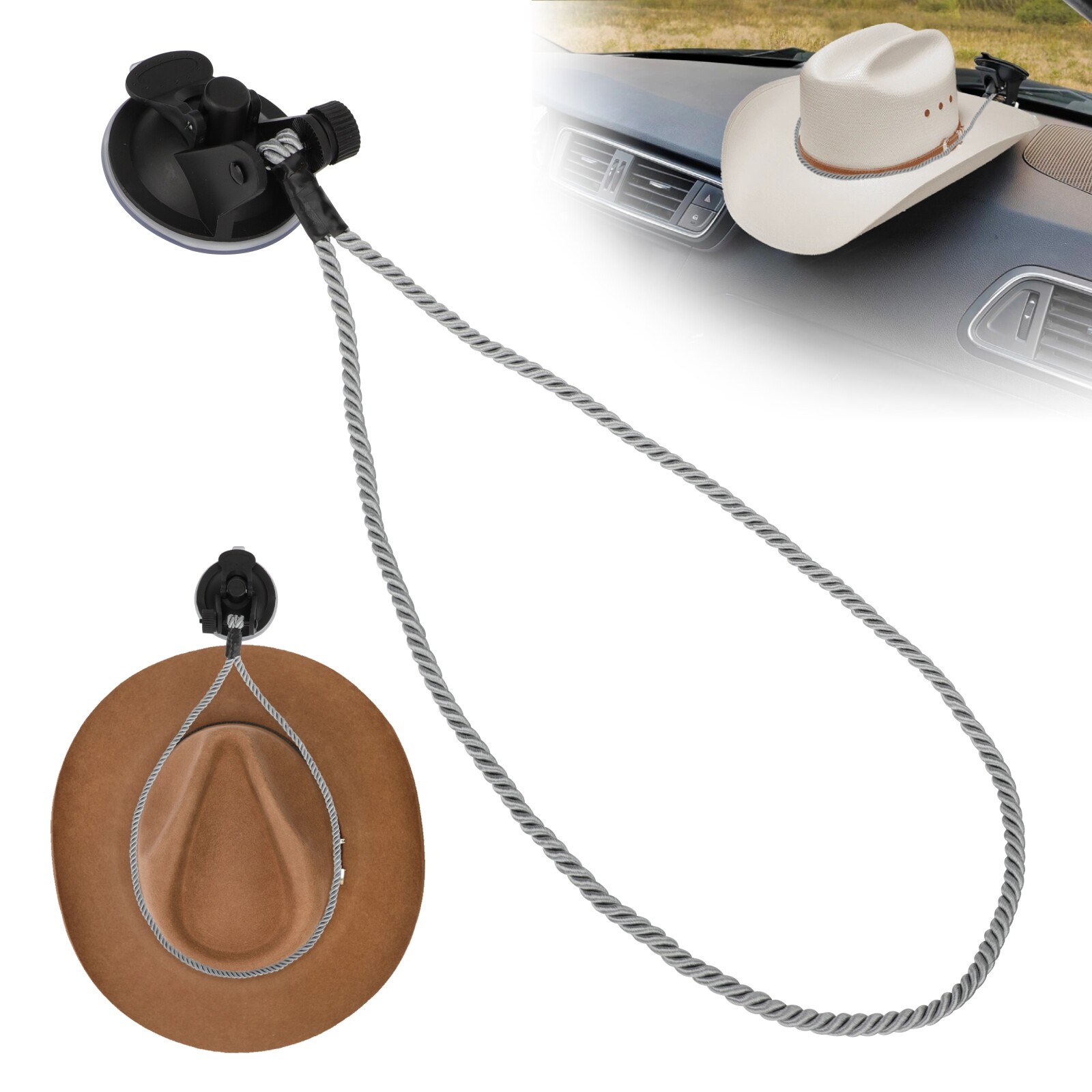 Hat Mounts Cowboy Cap Holder Space Saver Hanger Rack for Home Door Truck SUV Car gallery