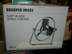 SHARPER IMAGE SOFT BLADE SMALL USB FAN