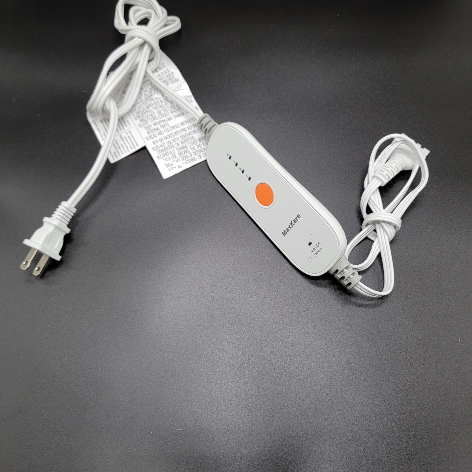 MaxKare AK-01E Heating Pad 4-Prong Controller Remote Control EUC Tested gallery
