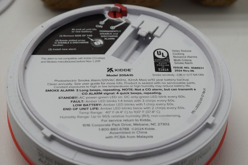 Kidde 20SA10 Hardwired Smoke Detector, 10-Year Battery, Interconnectable, New gallery