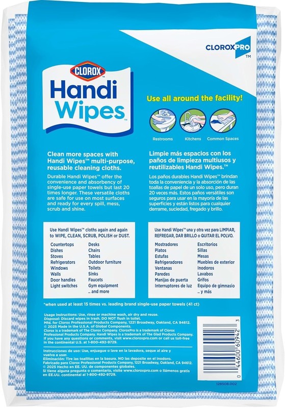 Handi Wipes Multi Use Reusable Cloths, 72 Count gallery