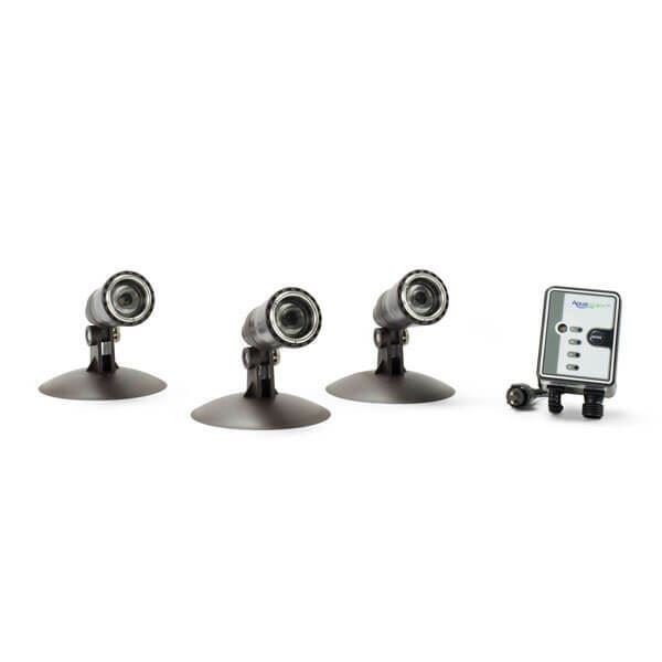 Aquascape LED Pond & Landscape Spotlight Kit - 3 x 1 watt Lights 84030 gallery