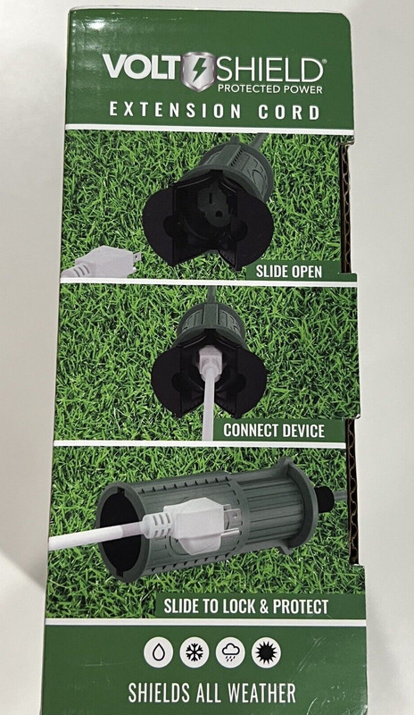 Volt Shield All Weather Extension Cord 40 foot Durable Power Cord & Shield NEW gallery