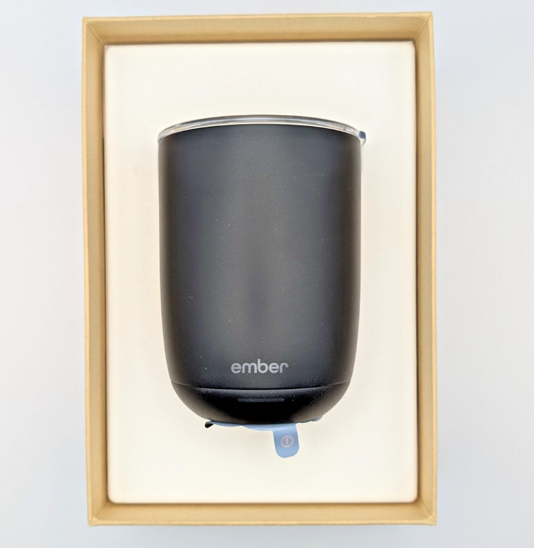 Ember Temperature Control Smart Cup 14 oz Black w/ Lid & Charging Coaster gallery