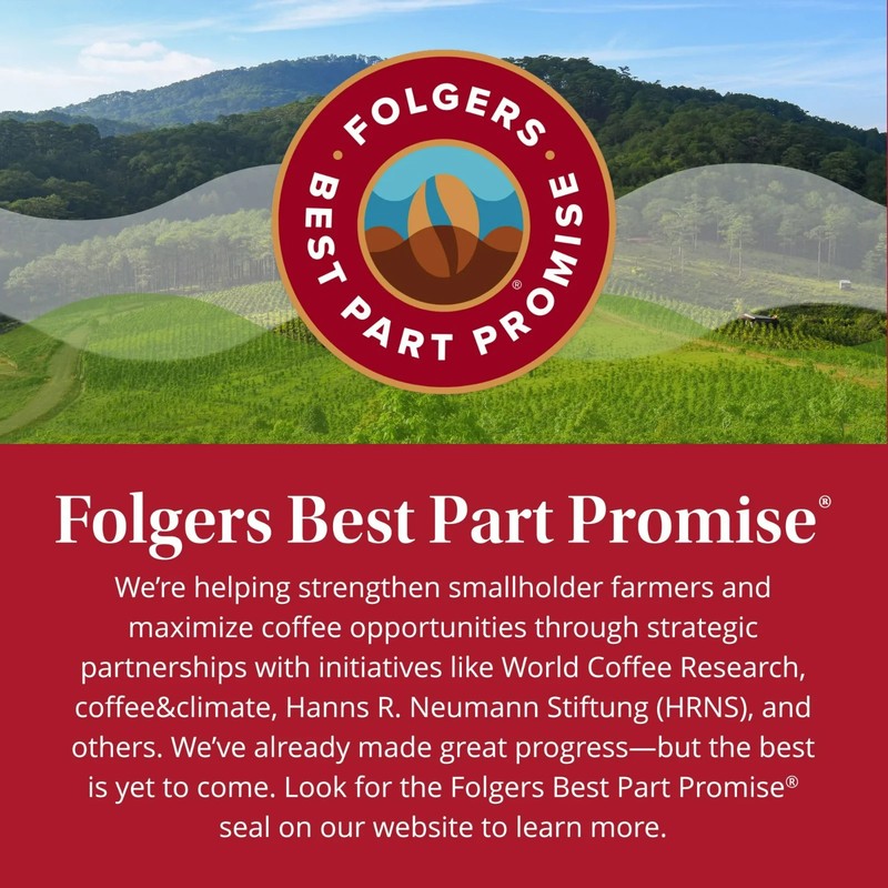 (3 pack) Folgers Classic Medium Roast Decaf Ground Coffee, 25.9 oz Canister gallery