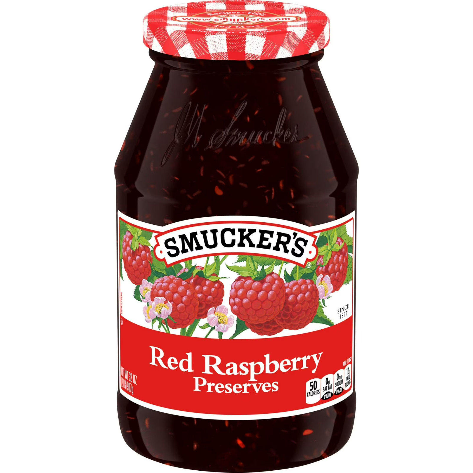 Smucker's Red Raspberry Preserves, 32 oz FREE SHIPPING gallery
