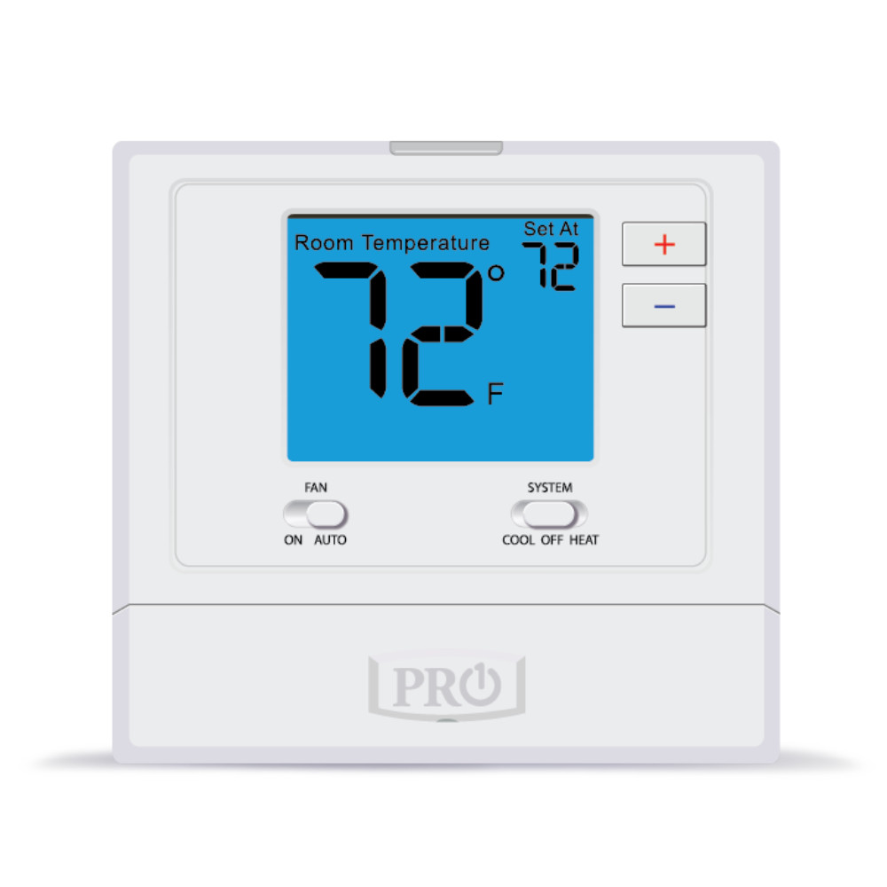 Pro1 IAQ T701 Non-Programmable 1H/1C Dual-Powered Thermostat gallery
