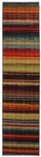 Mohawk Home New Wave Boho Stripe Runner Area Rug, 2'x8', Multi gallery