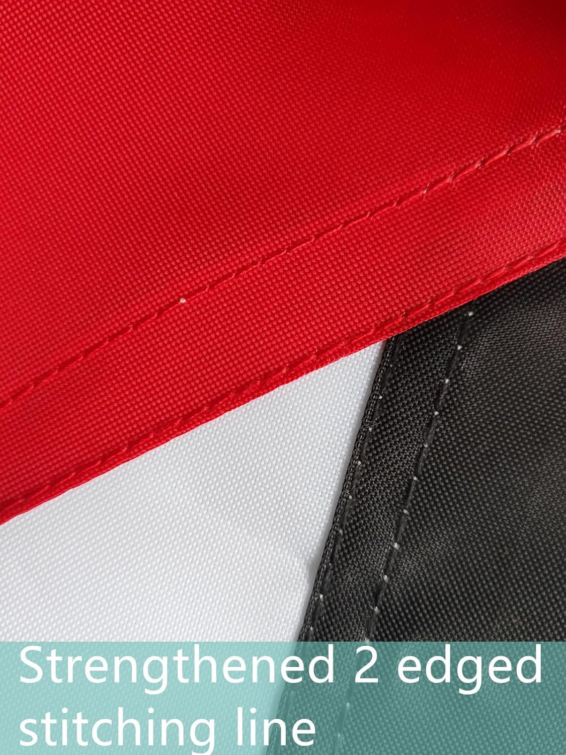Palestine Flag Palestinian Flag 2X3Ft -(60X90Cm) Sewn Stripes 210D Heavy Duty Po gallery
