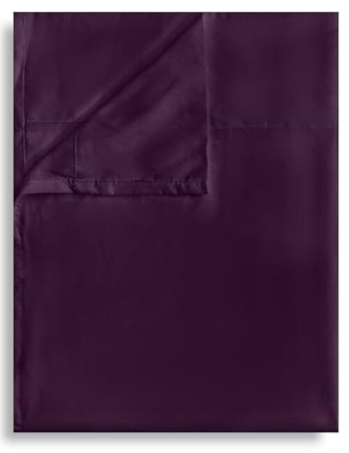 Flat Sheet Only Pack Top Bed Sheets, Soft Breathable Queen 1 Dark Purple gallery