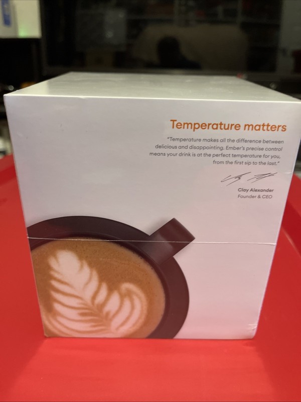 Ember 10 oz. Temperature Control Smart Mug - Black Brand New Still Sealed gallery