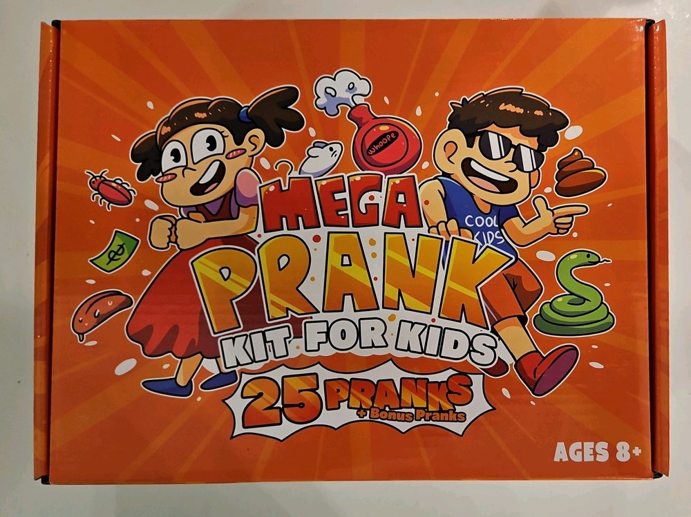 Prank Kit for Kids - 25 Gags & Practical Joke Toys - Prank Stuff for April Fools
