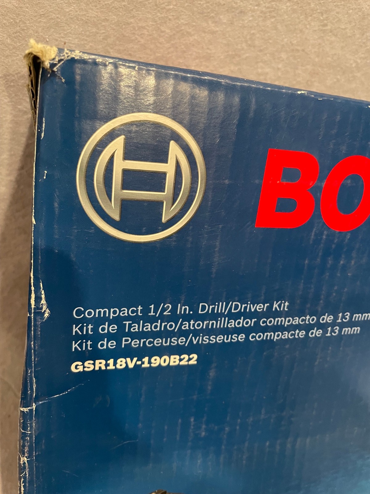 BOSCH GSR18V-190B22 COMPACT 1/2" DRILL DRIVER KIT CHARGER 2 BATTERIES 18V NEW gallery