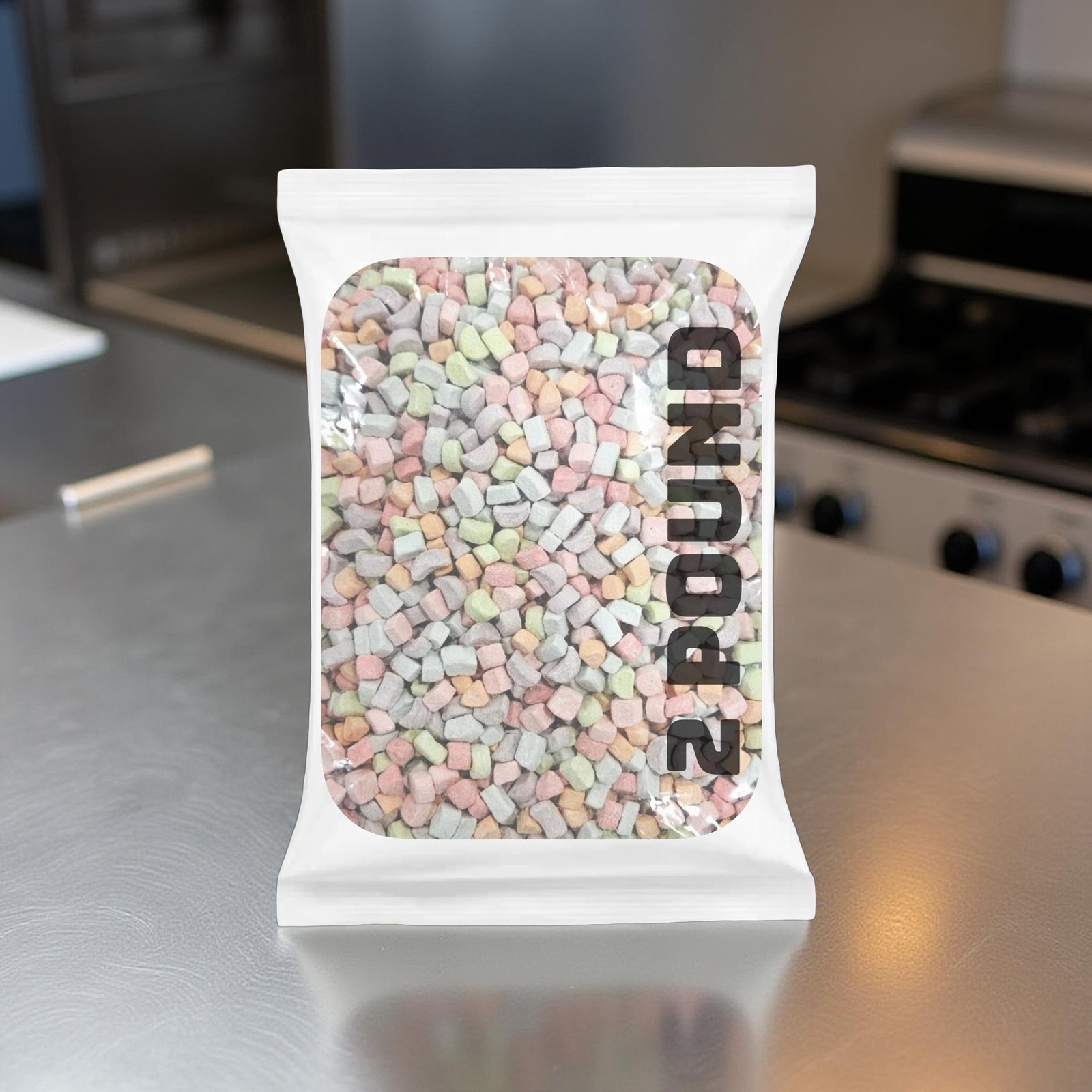 Dehydrated Rainbow Mashmallows Bulk Value Pack | 2 Pound Bag gallery