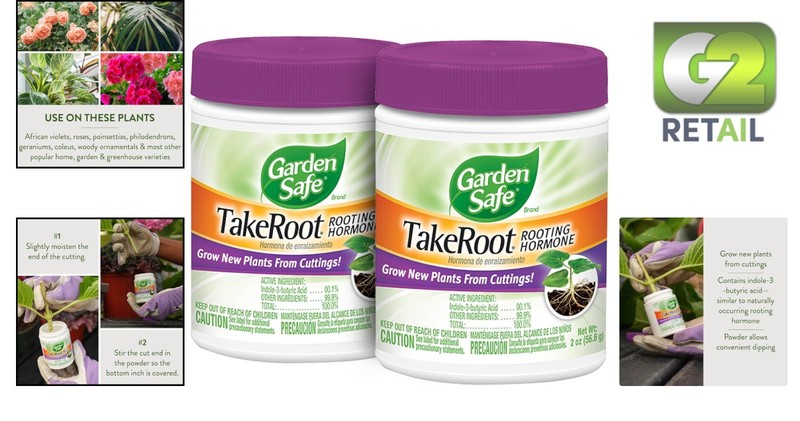 2 Pack TakeRoot Rooting Powder - Boost Your Plant Growth & Propagation Success gallery