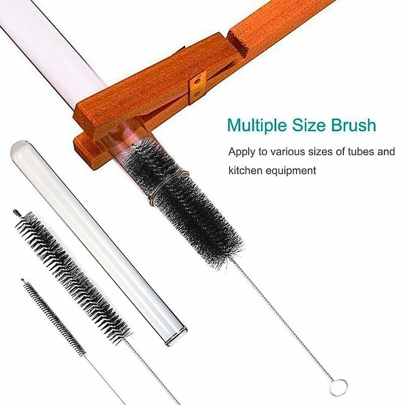 Bottle Cleaner Brushes Set Pipe Bong Cleaner Glass Tube Cleaning Brush Household gallery