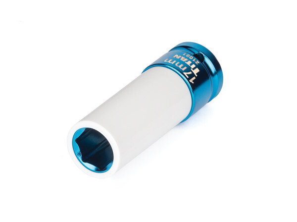 Auto Parent - Titan 21091 1/2-Inch Drive x 17mm Non-Marring Deep Lug Nut Socket gallery