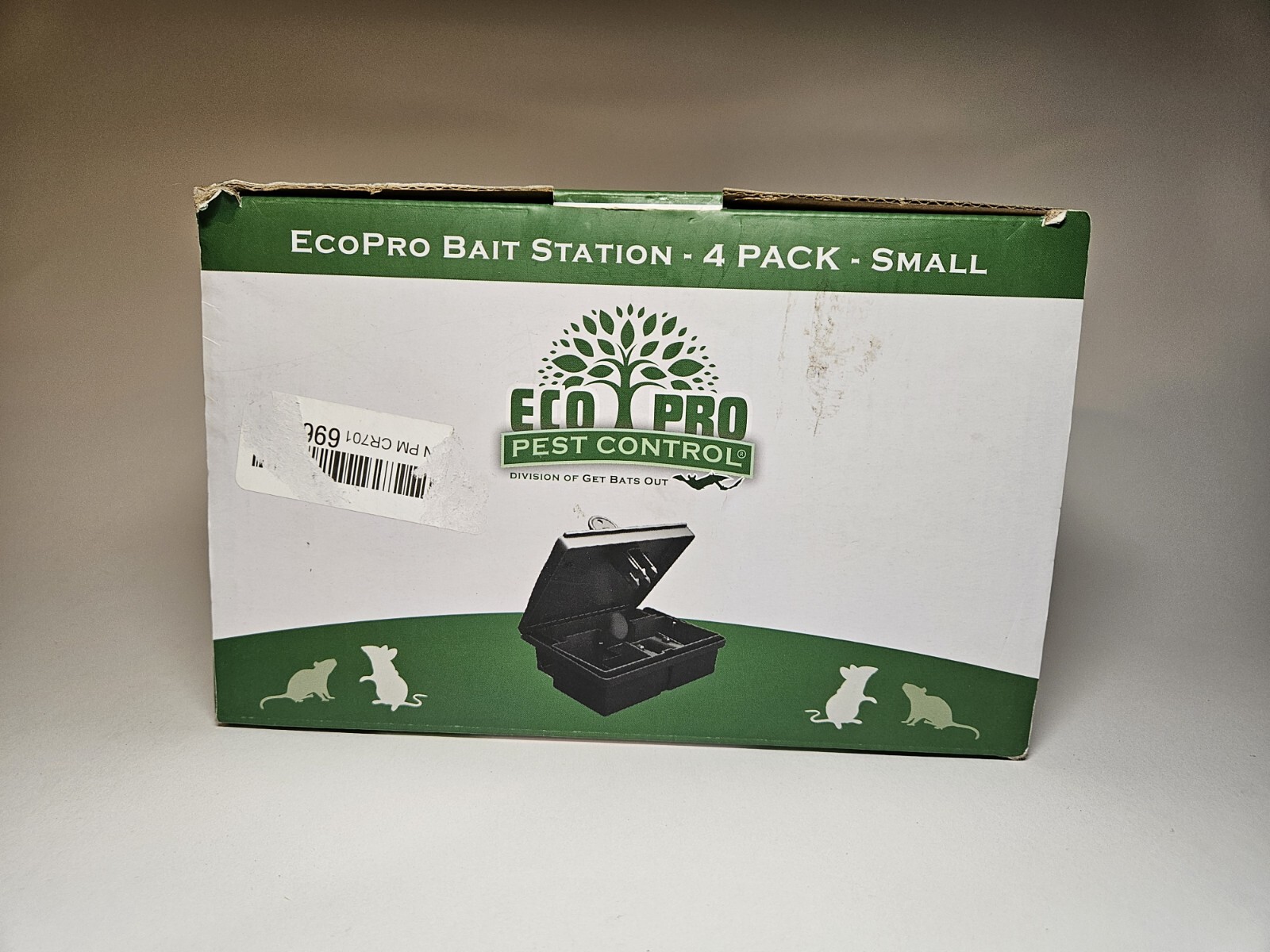 Eco Pro Mouse Small Bait Station Pet / Children Safe With Lock And Key 4-pack gallery