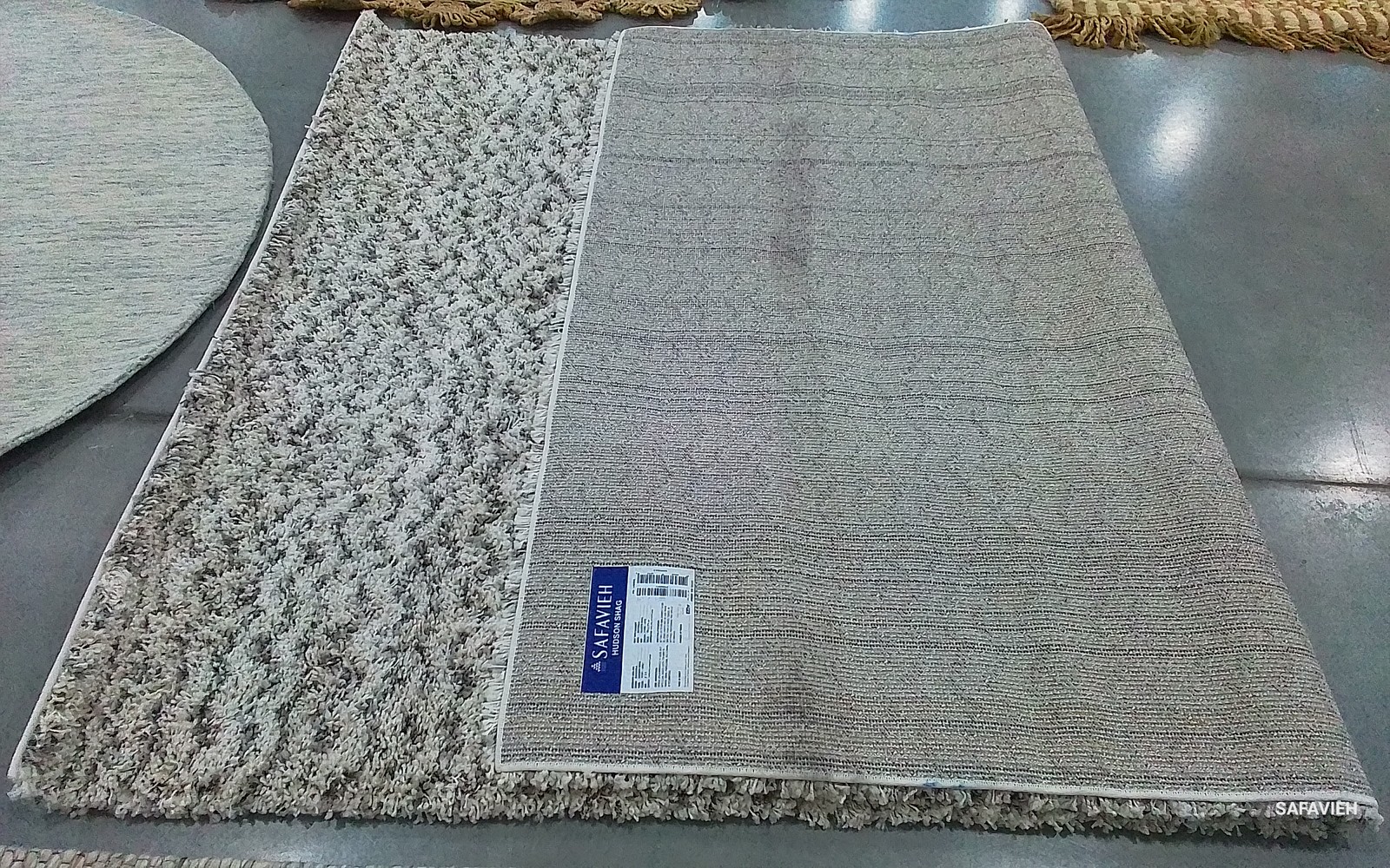 IVORY / GREY 6'-0" x 9'-0" Back Stain Rug, Reduced Price 1172793753 SGH330A-6 gallery