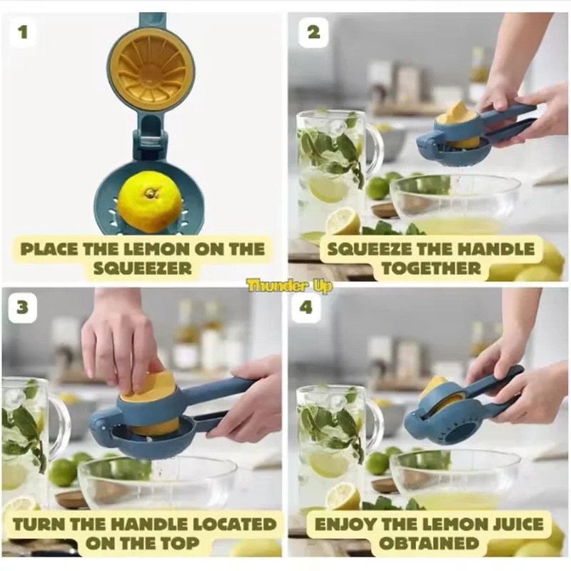 Orange Lemon Juicer Squeezer Hand Manual Citrus Juicer Drop Max Extraction gallery