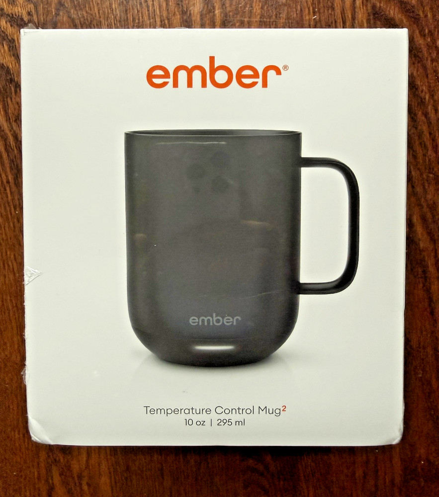 Ember Temperature Control Smart Mug 2 - 10oz Black App Enabled Heated Coffee Cup