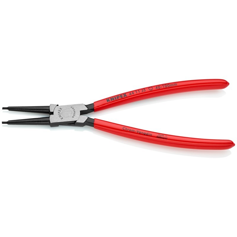 KNIPEX 44 11 J3 9" Internal Snap Ring Pliers-Forged Tips gallery