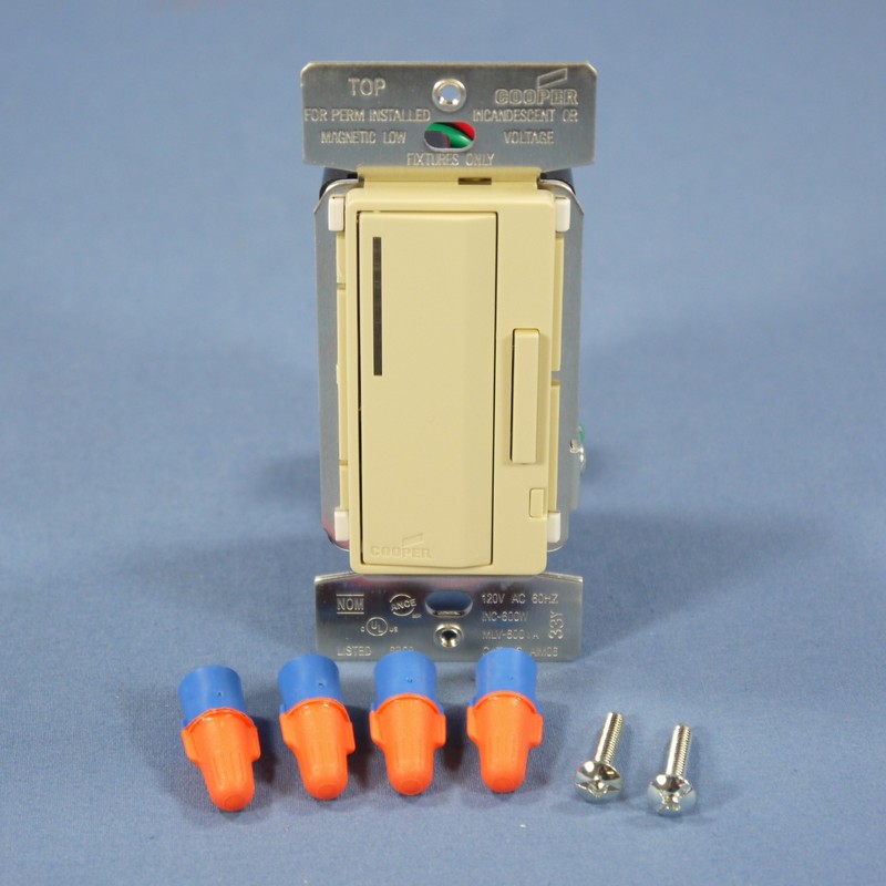 Cooper AIM06-IV-K Ivory Smart Master Dimmer Preset Light Switch Multi-Way 600W gallery