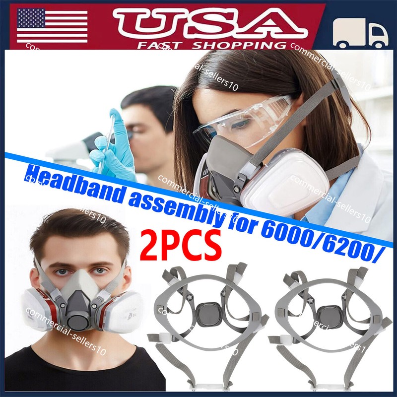 2PCS Replacement Head Harness Assembly 6281 for 6000 series 3M 6191 6291 6391 gallery