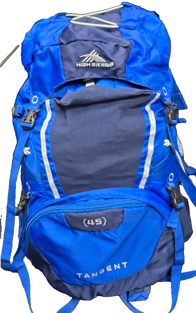 High Sierra Tangent 45 Top-Loading Frame Pack Ergo  Blue