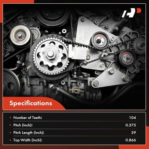 Engine Timing Belt Compatible with Honda Civic & Acura EL, 2001 2002 2003 gallery