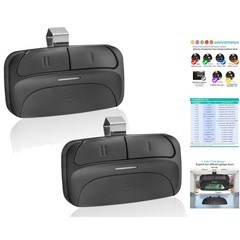 Easy Program Universal Garage Door Remote – Works with Liftmaster, Genie, 2 Pack