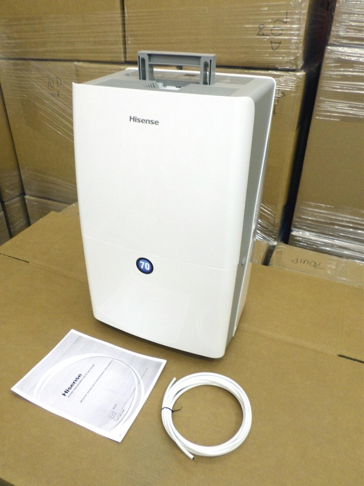 Hisense by Whirlpool 70 PT Pint with Built In PUMP Dehumidifier PUMP Hose Includ