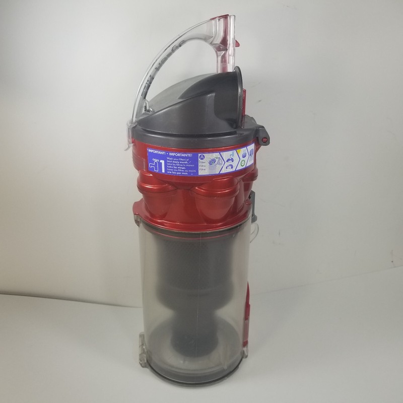 GENUINE Dyson DC24 Cyclone Bin Tank Canister Lid Assembly Red Clear gallery