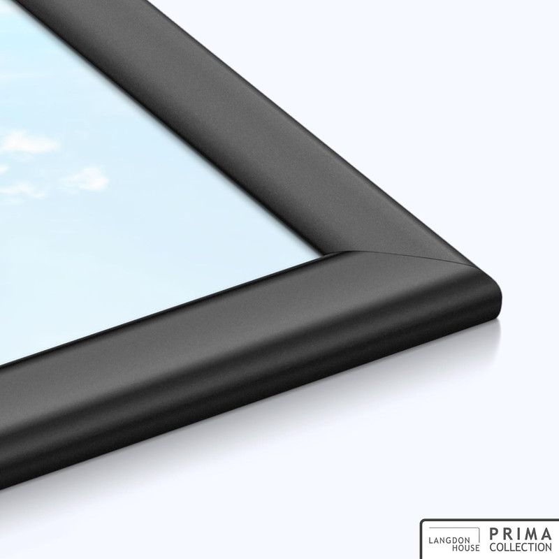 - 11X14 Picture Frames - Black, Multipack of 24-11 X 14 Modern Plastic Slide-In gallery