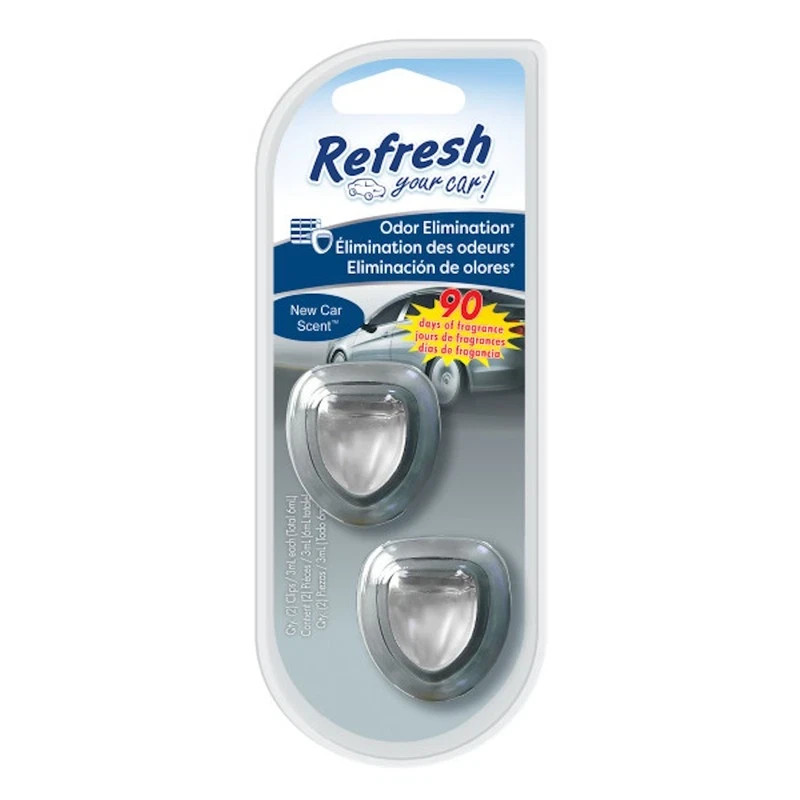 Refresh Your Car New Car Scent Mini Car Diffuser 2 pk Liquid gallery