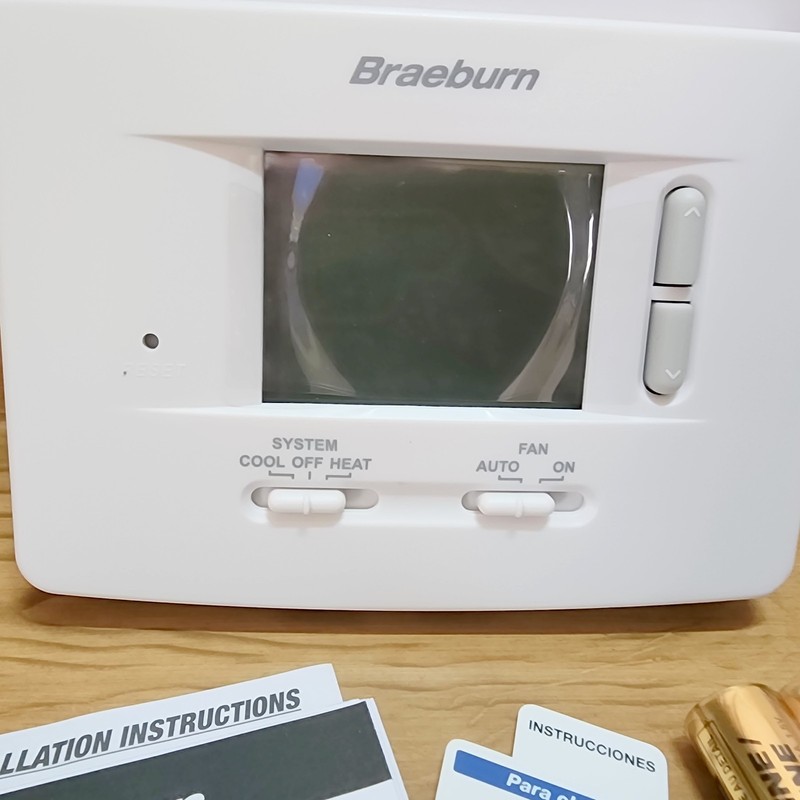 Braeburn Non-Programmable 1020 Thermostat 1-Heat 1-Cool Conventional Pump NEW gallery