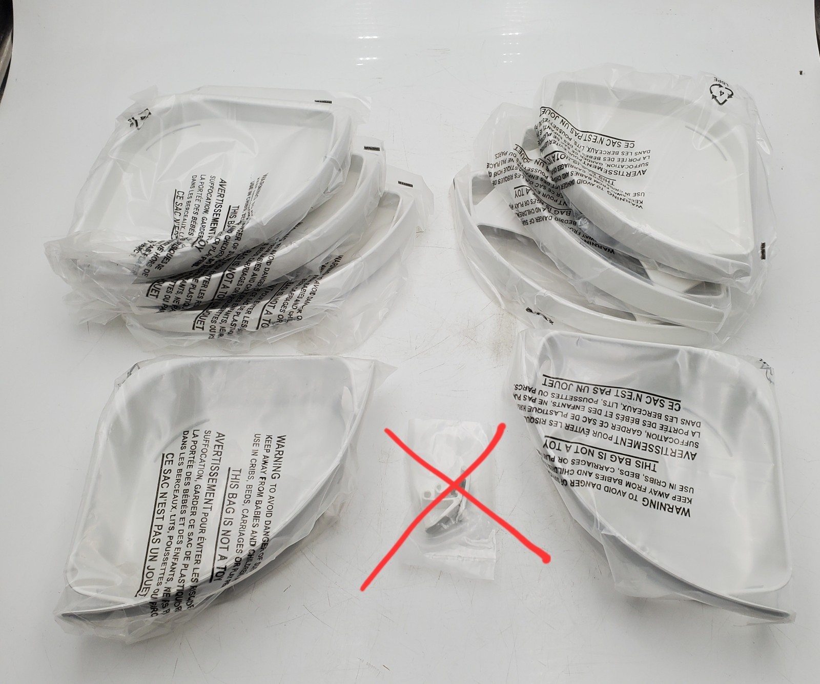 Sterling Store+ Basic 10Piece Accessory Kit 88028700-0 White MISSING THE 2 HOOKS gallery