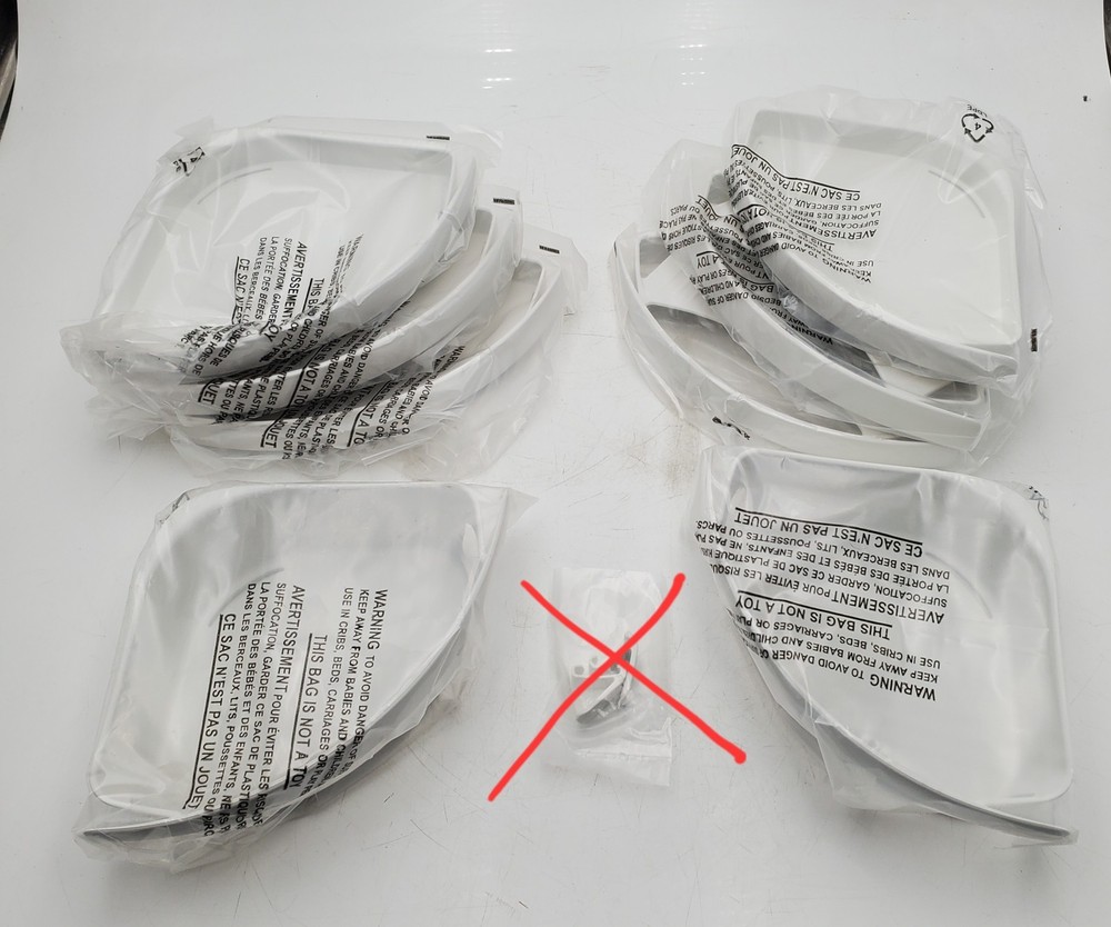 Sterling Store+ Basic 10Piece Accessory Kit 88028700-0 White MISSING THE 2 HOOKS