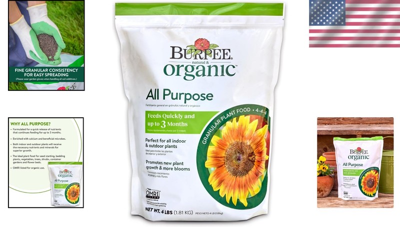 Organic Food for Plants - 4Lb Granules Enhance Growth in Vegetables & Blooms gallery