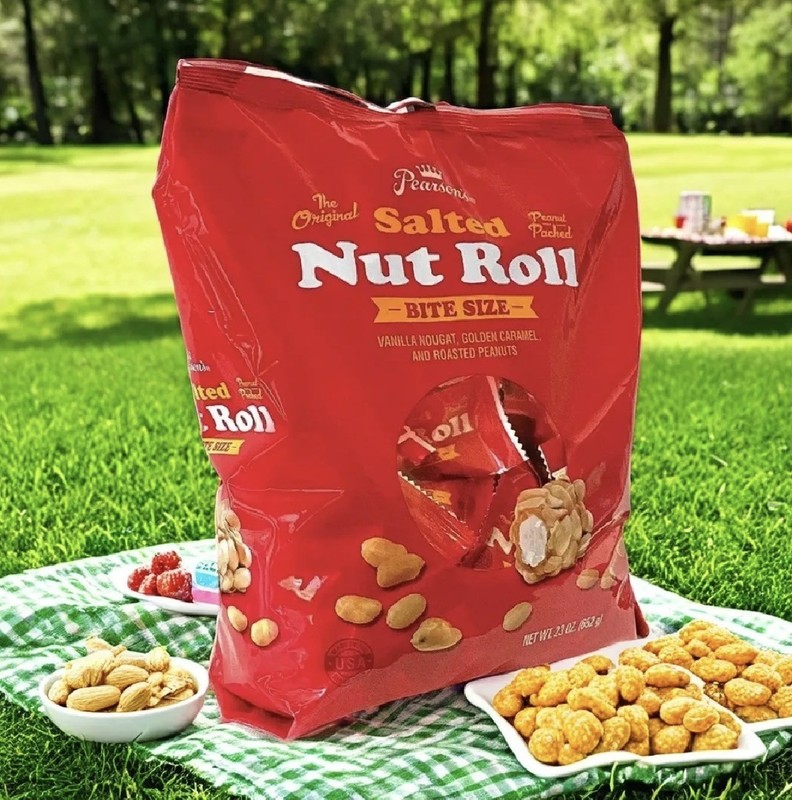 Pearsons Bite-size Salted Nut Roll Candy Bars| Loaded with Crunchy Roasted Pean gallery