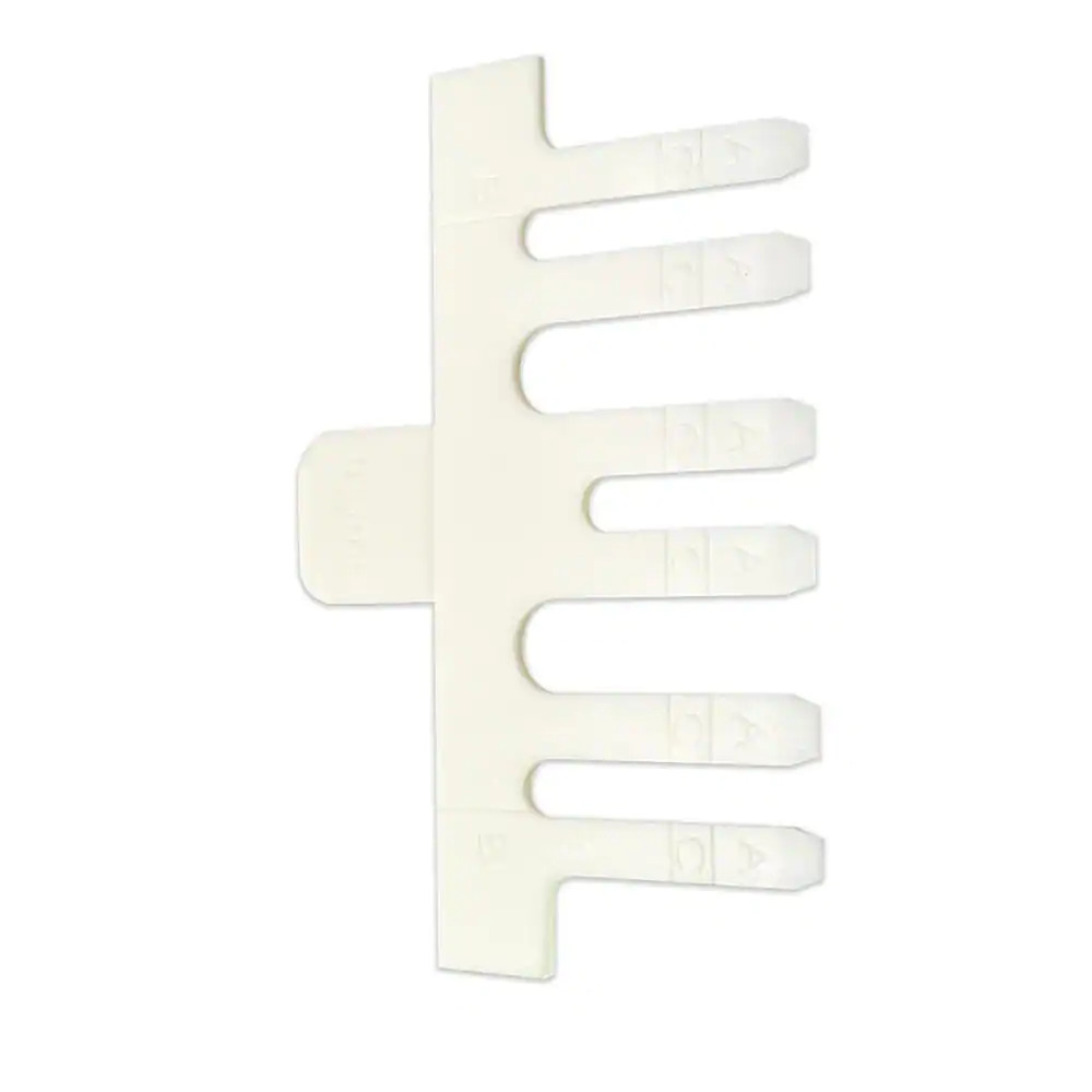 3 In. to 4-1/2 In. Compatible Hinge Shims Plastic White 3-Pack gallery