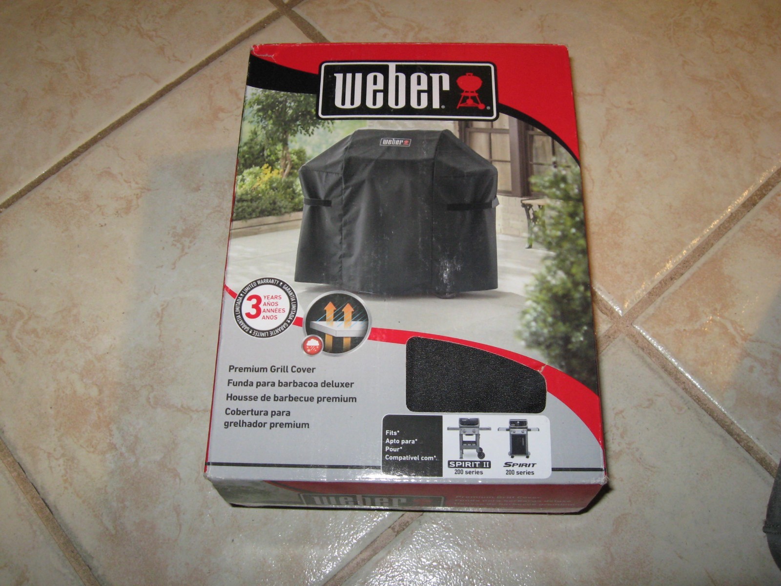 NEW Weber 7138 Grill Cover For Weber Spirit and Spirit II 200 Series Premium gallery