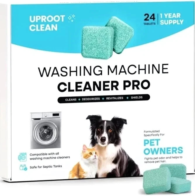 Uproot Clean Washing Machine Cleaner Tablets - 24 Pack gallery